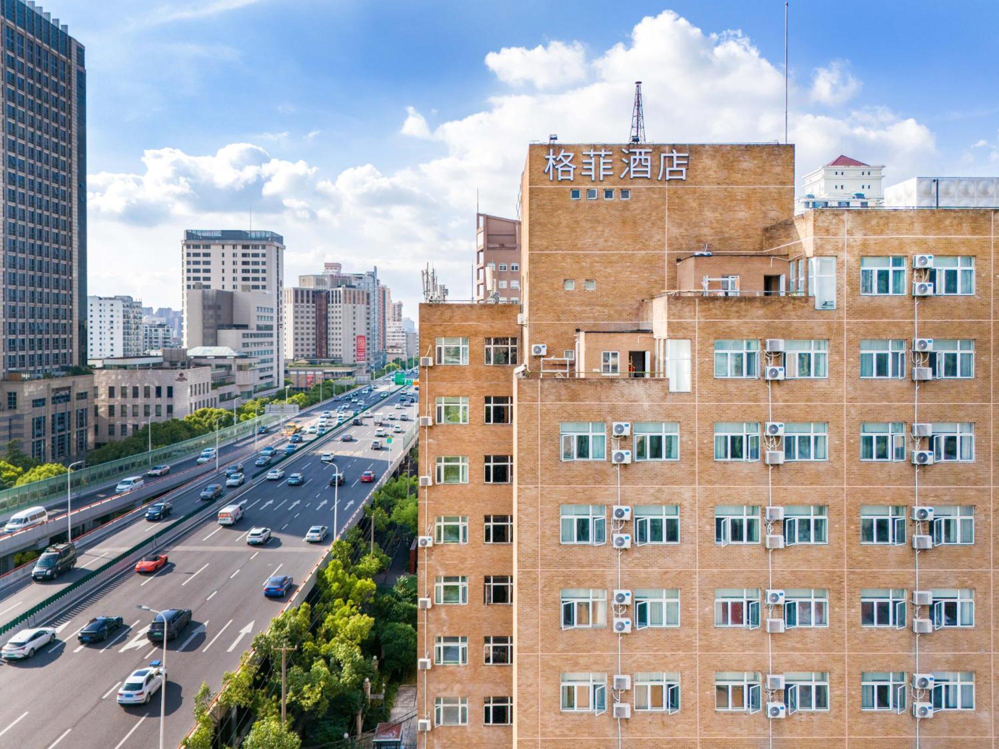 Vx Hotel Shanghai Yixian Road Dabaishu Exteriör bild