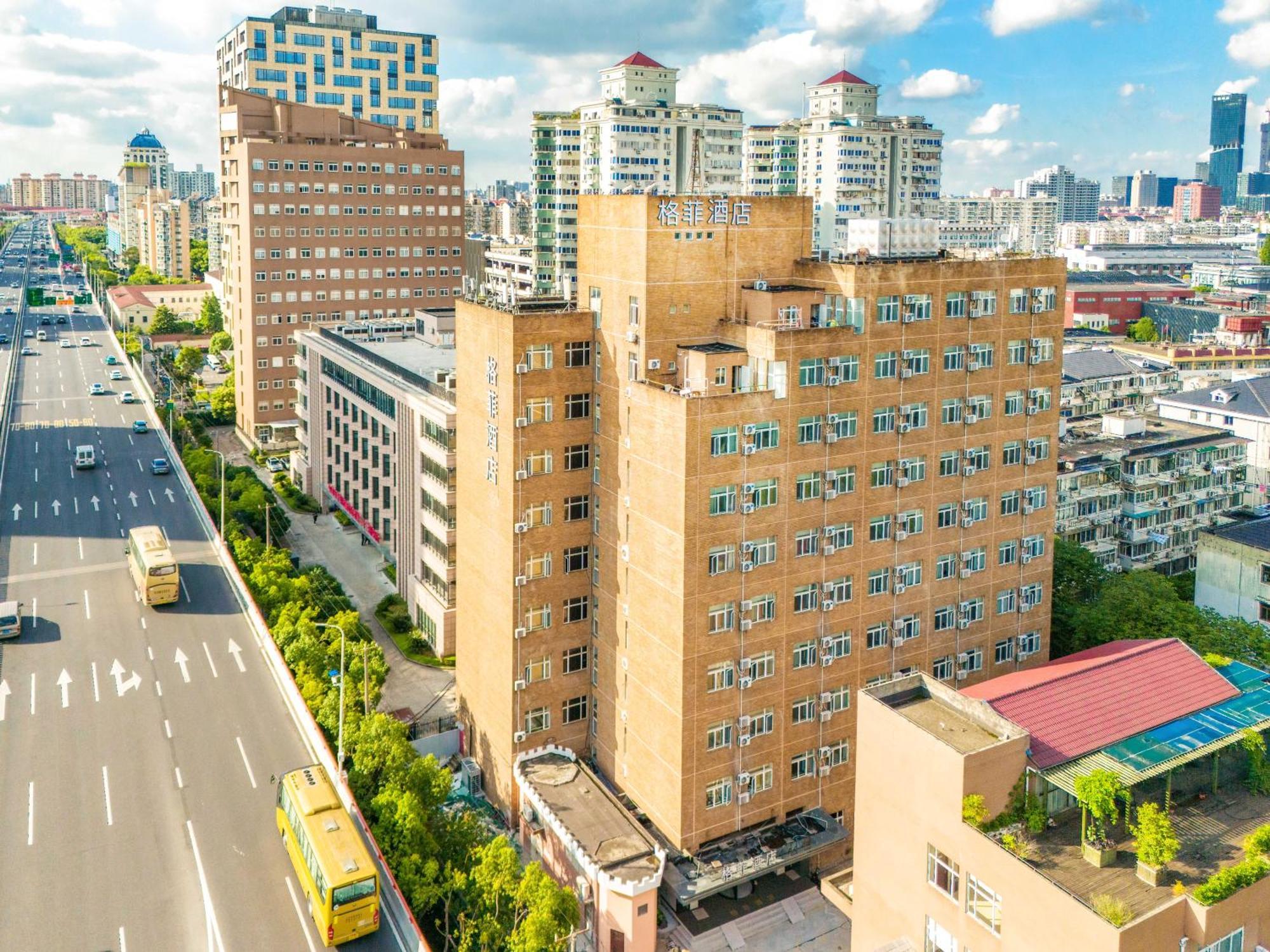 Vx Hotel Shanghai Yixian Road Dabaishu Exteriör bild